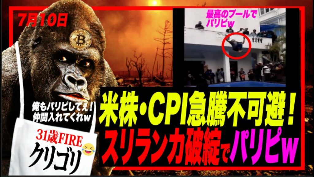 【世界混沌】リセッション入り不可避!スリランカ、ブルガリア、アルバニア、オランダで大規模デモ。欧州はリセッション早めにくる。