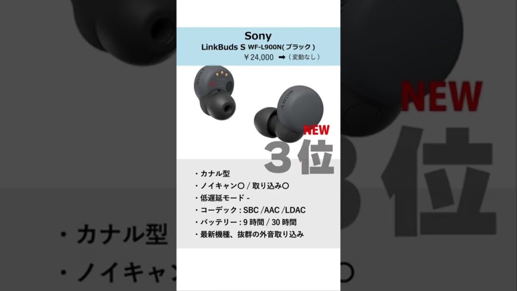 今 人気のワイヤレスイヤホン 最新の売り上げTOP5 ! !