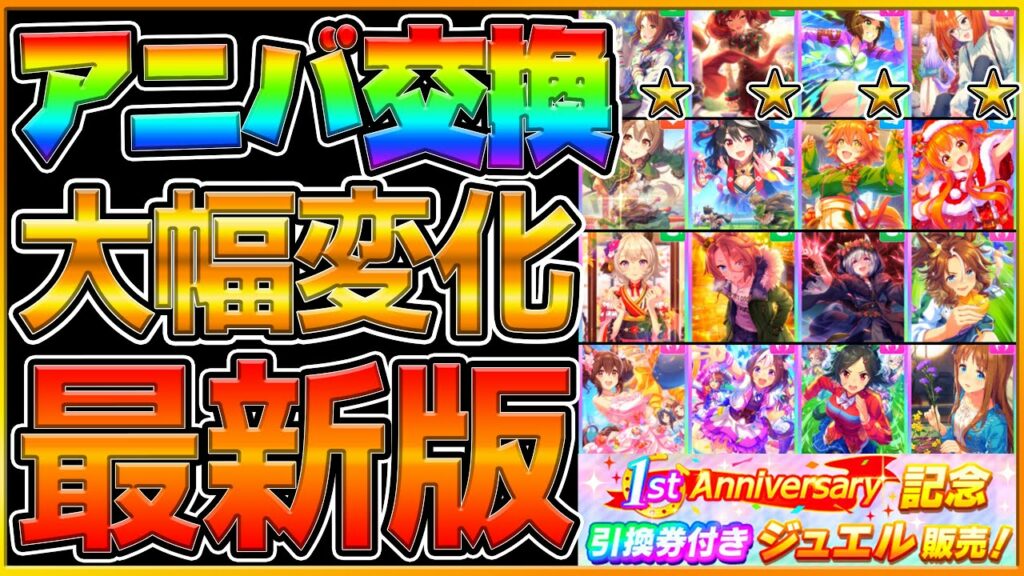 【最新版】後悔する前に見ておきたい!新環境で評価大幅変化のSSR!キタサンだけではない,現状どのサポートカードのおすすめか紹介していきます‼/アニバーサリー記念交換チケット/初心者向け【うまむすめ】