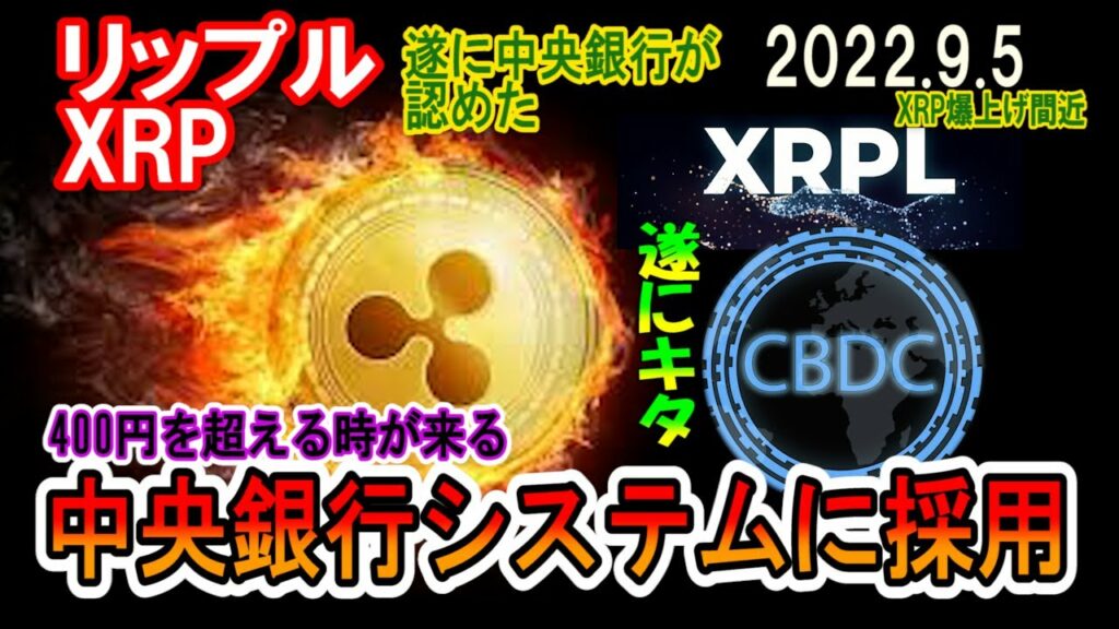 リップル(XRP)中央銀行デジタル通貨にXRPLが採用!これは凄いことが起こる!?日本は実はお金持ち?仮想通貨取引をするのだ!