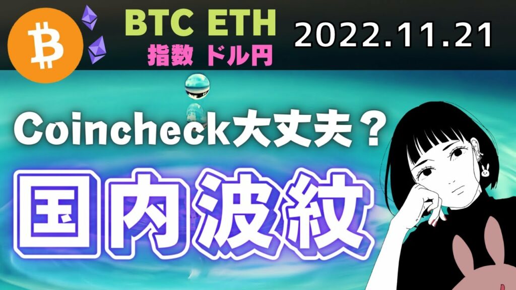 ビットコイン分析|日本国内取引所にも暗雲?どうなってんねーんってことで仮想通貨情報共有|2022年11月21日