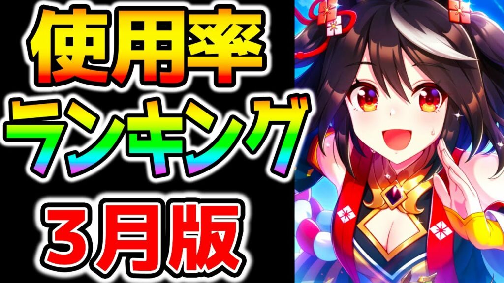 【ウマ娘2】サポカ使用率ランキング!3月版が判明!こういうの見るの面白い!サポートカード使用率/キタサン/SSR/SR/配布サポカ【のっちんTV ウマ娘プリティーダービー うまむすめ 新シナリオ】