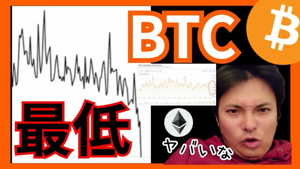 【ヤバい】ビットコイン、過去最低に。 仮想通貨ニュース+BTC イーサリアム ETH 相場分析