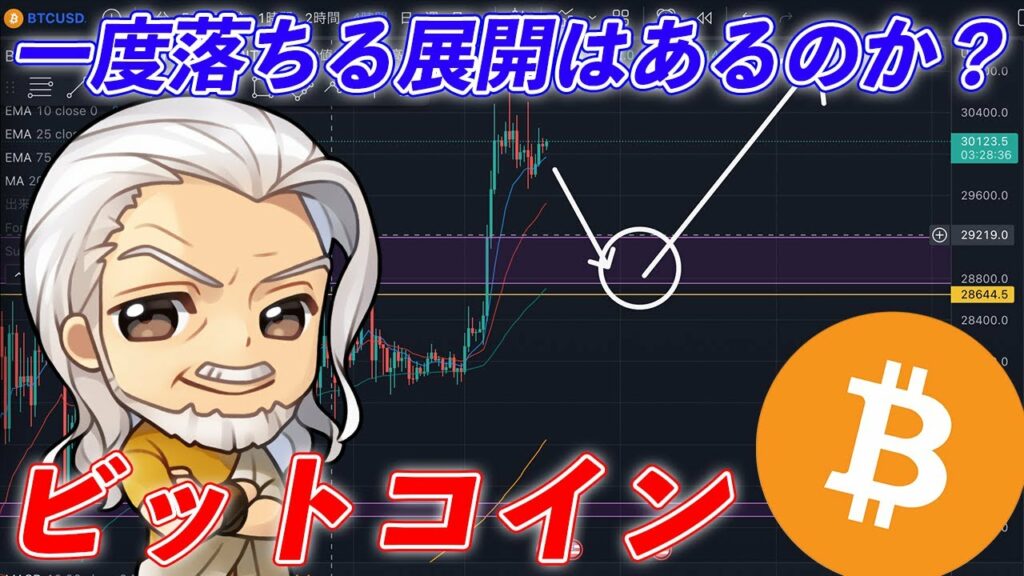 【ビットコイン/BTC】一度落ちる展開はあるのか?