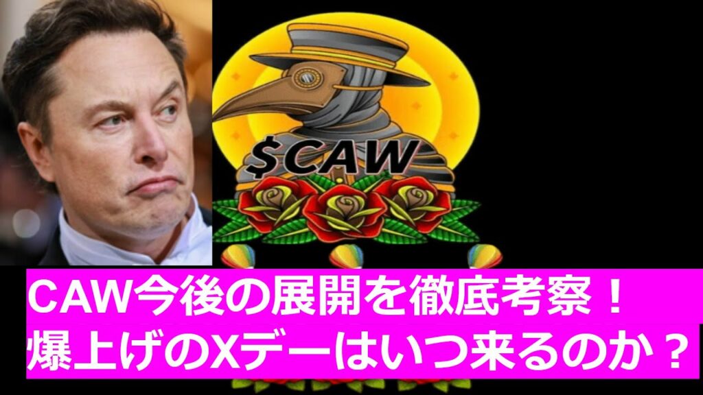 【CAW】 CAW今後の展開を徹底考察! 爆上げのXデーはいつ来るのか? #ビットコイン#NFT#SOL#BTC