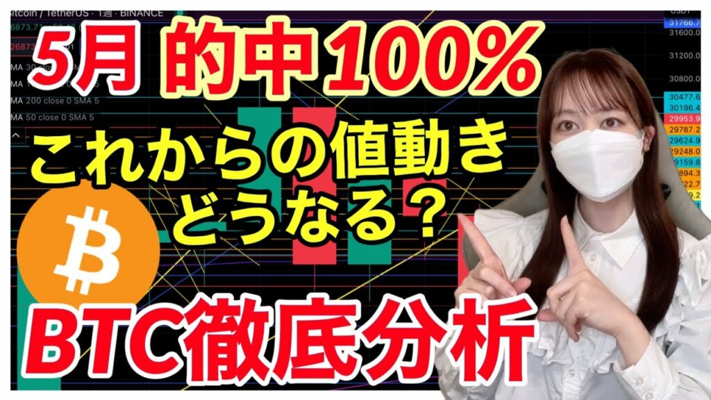 【予想的中継続!5月無敗】ビットコイン徹底分析 これからの値動きはどうなるのか? 仮想通貨 BTC