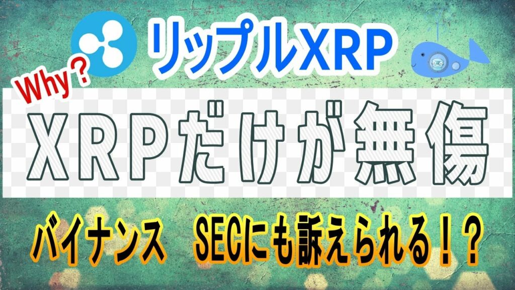 【リップル・XRP】米国商品先物取引委員会 (CFTC)がバイナンスを訴える中、リップルXRPだけが無傷!なぜ?【仮想通貨】