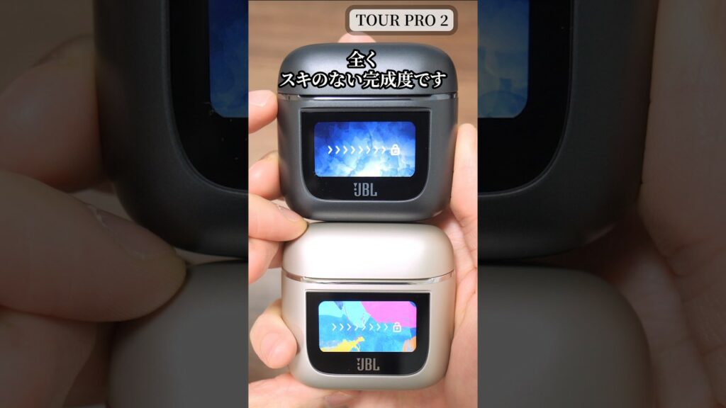【バカ売れ確定】ディスプレイ搭載で高音質な全くスキのない完全ワイヤレスイヤホン「JBL TOUR PRO 2」#shorts #jbl