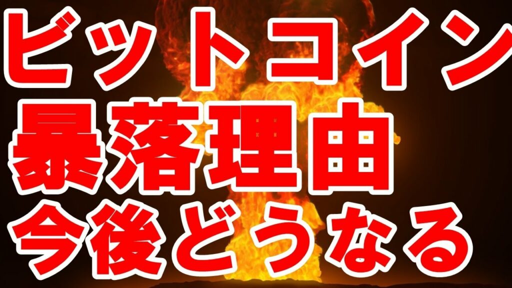 ビットコイン暴落の分析と今後