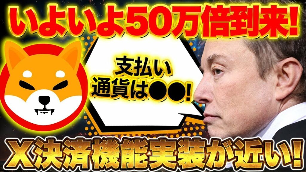 【仮想通貨SHIB,CAW,DOGE】イーロン・マスクXの決済機能実装が着々と進行中!