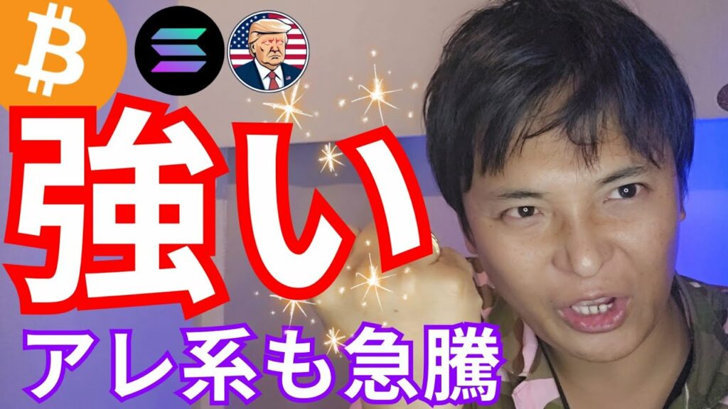 【ビットコイン 強い】アレ系 仮想通貨 も急騰