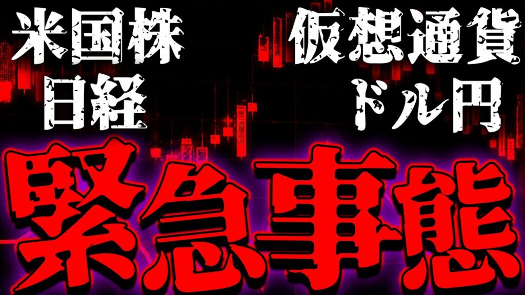 【天国か地獄】米国株、日経、仮想通貨に緊急事態!今後は暴落?急騰?最も強い戦略を暴露します。【日本株】【NISA】【S&P500】【ブラックマンデー】【ビットコイン】